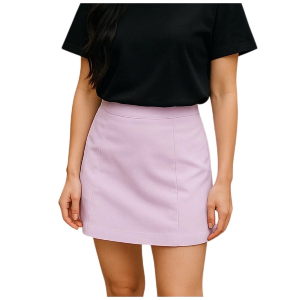 Adidas ClimaCool Lilac Skort Lightweight Side Zip Activewear Golf Tennis Size 10